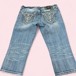 Y2k miss me bling capri
